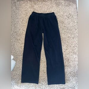 Aeropostale Black Straight Leg Sweatpants
